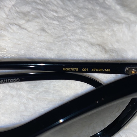 NWT Gucci Ivory & Brown Flared Cat- Eye Sunglasses - Picture 4 of 8